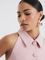 River Island Pink Petite Collared Waistcoat - Image 3 of 4