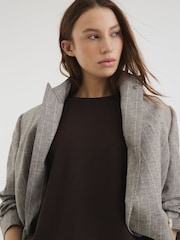 River Island Brown Short Sleeve Boxy T-Shirt - Image 3 of 4