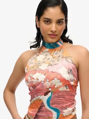 Blusa Halter Jacquard Superdry - Imagem 4 de 4