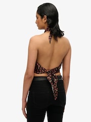 Blusa Halter Jacquard Superdry - Imagem 2 de 4