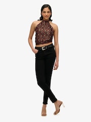 Blusa Halter Jacquard Superdry - Imagem 3 de 4