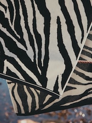 Zebra Monochrome Beach Towel 100% Cotton - Image 2 of 3
