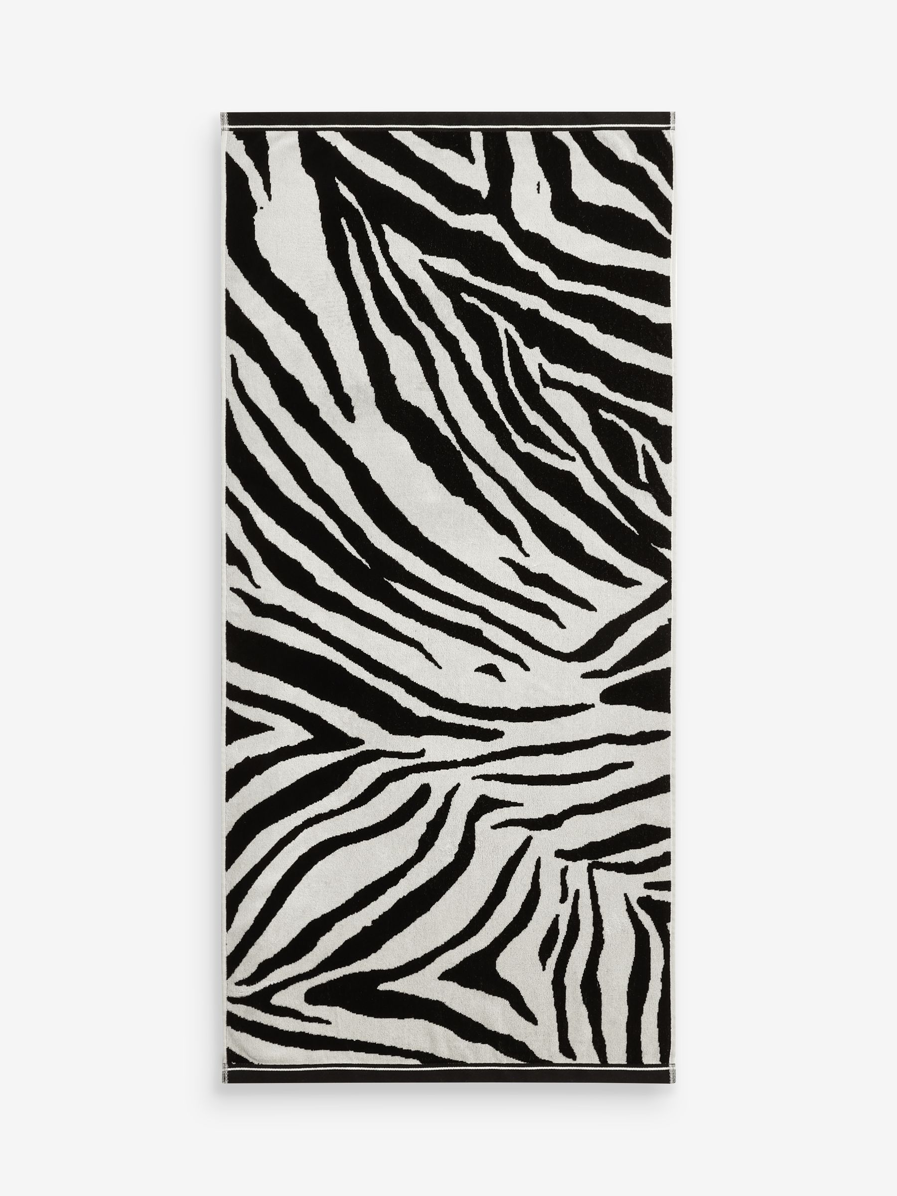 Buy Zebra Monochrome Beach Towel 100% Cotton from Next USA