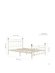 Birlea Cream Atlas Bed - Image 10 of 10