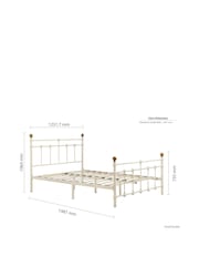 Birlea Cream Atlas Bed - Image 9 of 10