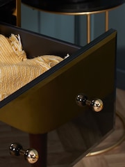 Birlea Black and Gold Fenwick Merchant Chest - Image 5 of 8