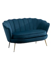 Birlea Blue Ariel 2 Seater Sofa - Image 7 of 7