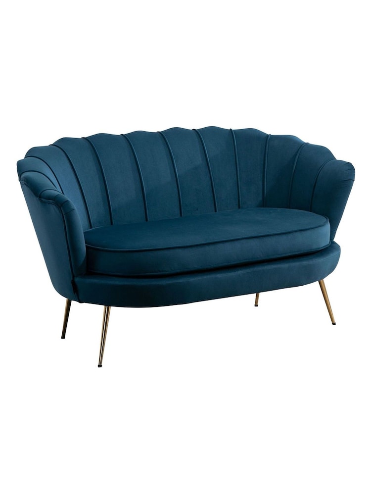Birlea Blue Ariel 2 Seater Sofa - Image 7 of 7
