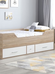 Birlea White and Oak Effect Camden Cabin Bed - Image 1 of 7