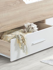 Birlea White and Oak Effect Camden Cabin Bed - Image 5 of 7