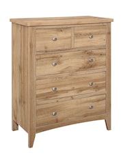 Birlea Oak Hampsted 3 + 2 Drawer Chest - Image 6 of 6