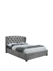 Birlea Grey Hope Bed - Image 8 of 8