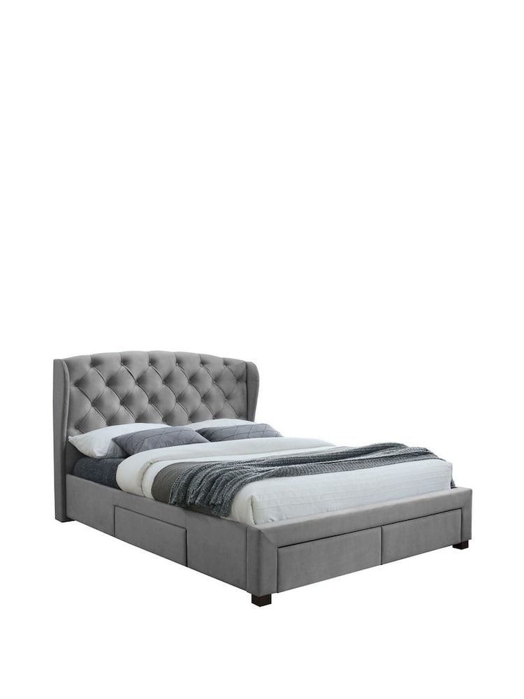 Birlea Grey Hope Bed - Image 8 of 8