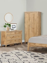Birlea Oak Hampstead 2 Door Wardrobe - Image 2 of 5