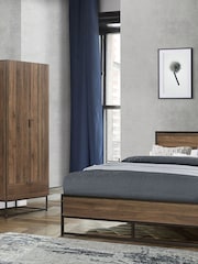 Birlea Walnut Houston Bed - Image 2 of 5