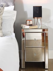 Birlea Mirror Seville 2 Drawer Bedside - Image 2 of 7