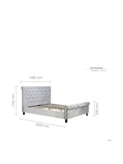 Birlea Grey Sienna Bed - Image 11 of 11
