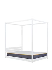 Birlea White Darwin Four Poster Bed - Image 4 of 4