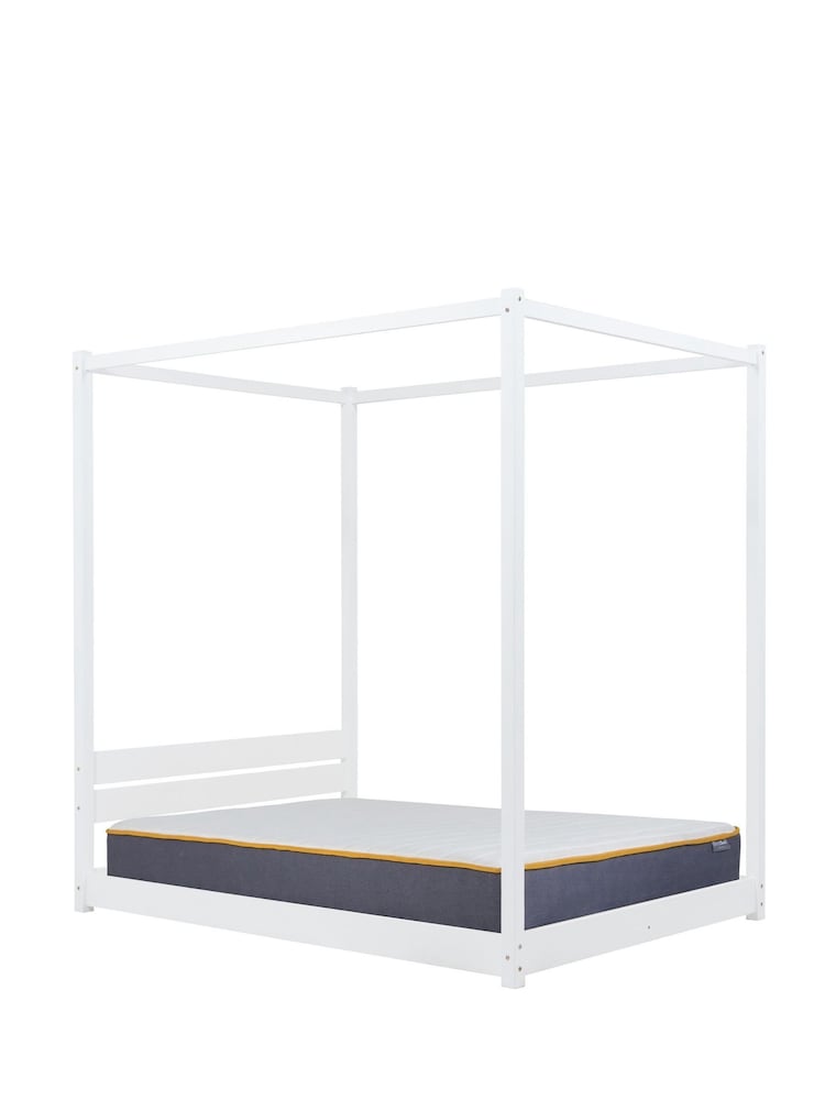 Birlea White Darwin Four Poster Bed - Image 4 of 4