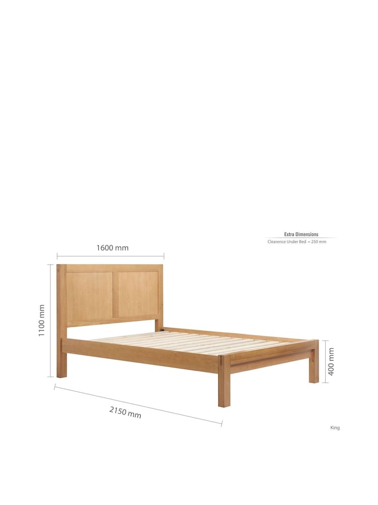 Birlea Oak Bellevue Bed - Image 10 of 10