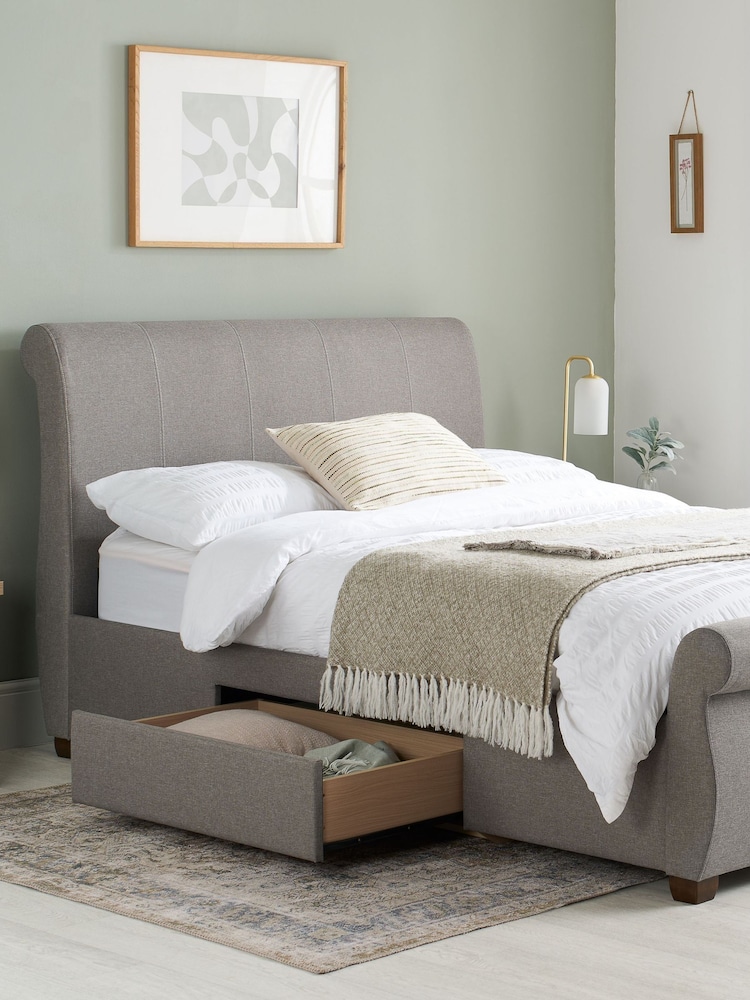 Birlea Grey Lancaster Bed - Image 2 of 10