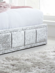 Birlea Steel Crushed Velvet Hannover Ottoman Storage - Image 4 of 6