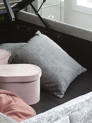 Birlea Steel Crushed Velvet Hannover Ottoman Storage - Image 5 of 6