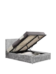 Birlea Steel Crushed Velvet Hannover Ottoman Storage - Image 8 of 11