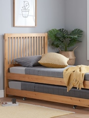 Birlea Honey Pine Buxton Trundle Bed - Image 1 of 6