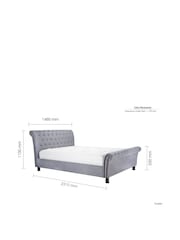 Birlea Grey Opulence Bed - Image 9 of 11