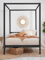 Birlea Black Mercia Four Poster Bed - Image 2 of 4