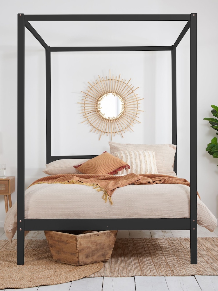 Birlea Black Mercia Four Poster Bed - Image 2 of 4