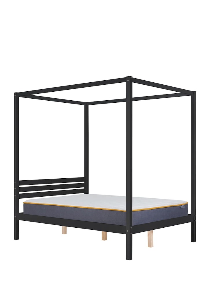 Birlea Black Mercia Four Poster Bed - Image 4 of 4