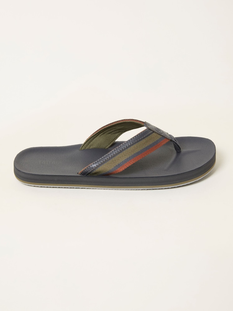 FatFace Charcoal Grey Conwy Flip Flop - Image 1 of 3