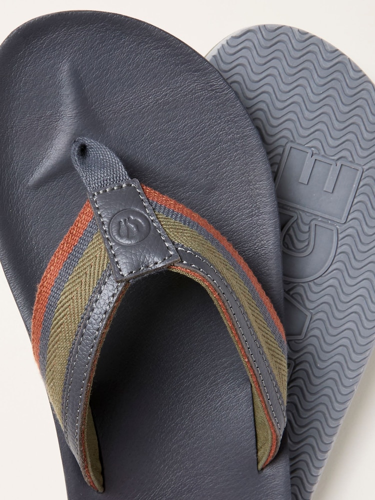 FatFace Charcoal Grey Conwy Flip Flop - Image 2 of 3