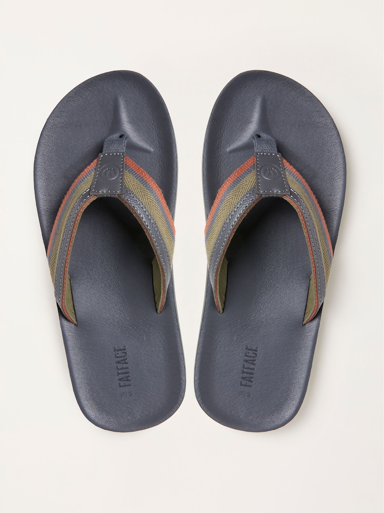 FatFace Charcoal Grey Conwy Flip Flop - Image 3 of 3