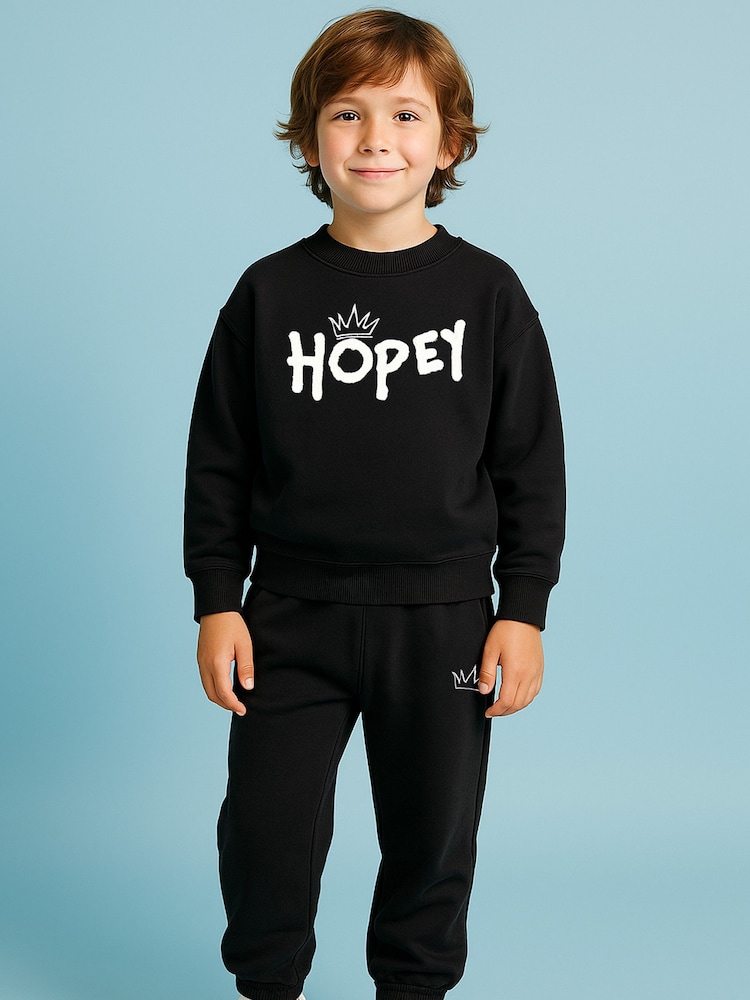 Religion Black Oversized Hopey Sweatshirt - Image 2 of 3