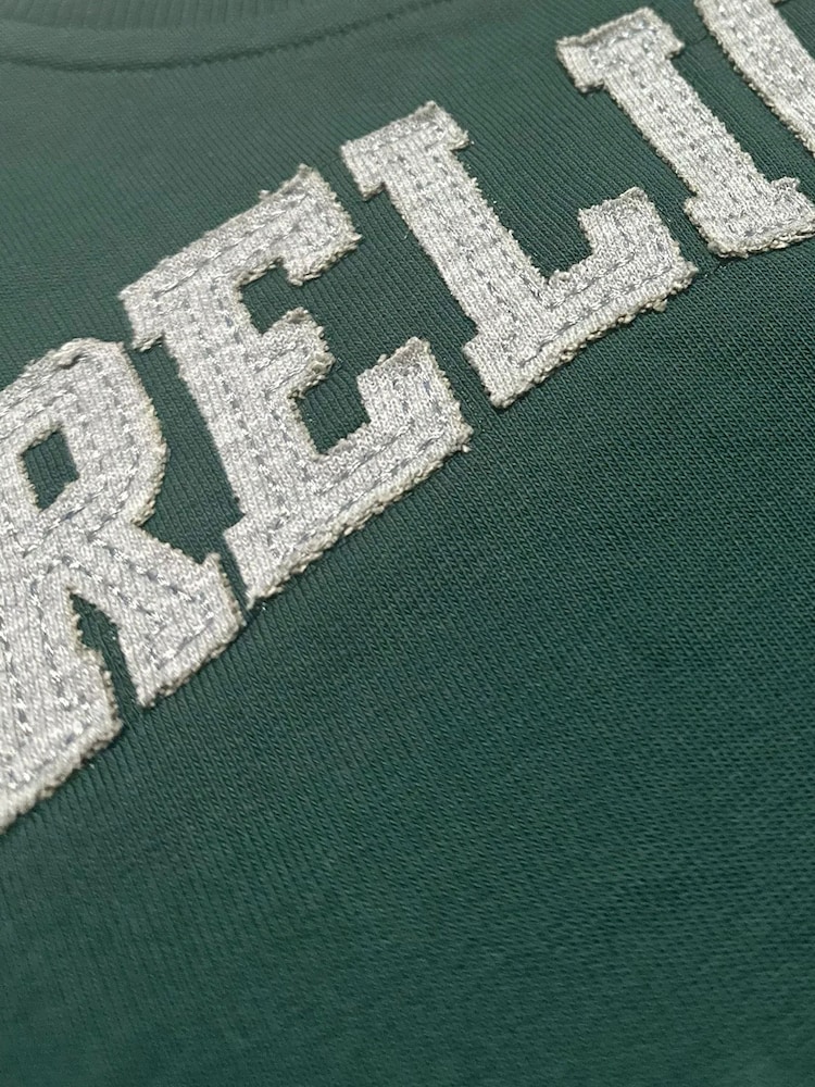 Religion Green Oversized Appliqué Sweatshirt - Image 7 of 7 Religion Green Oversized Appliqué Sweatshirt - Image 7 of 7