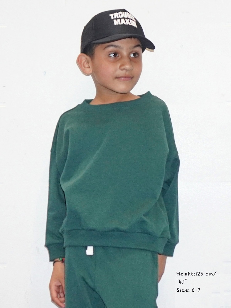 Religion Green Oversized Sweatshirt - Image 1 of 4 Religion Green Oversized Sweatshirt - Image 1 of 4