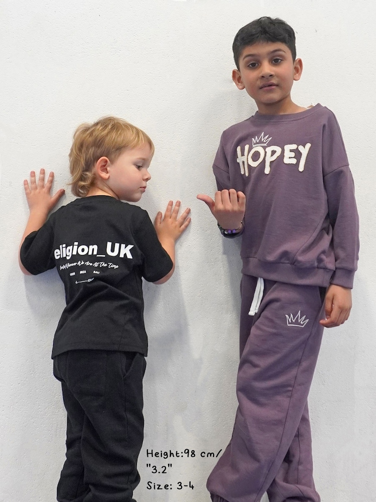 Religion Black Oversized 3/4 Sleeve T-Shirt - Image 3 of 3