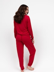 Cyberjammies Red Slouch Jersey Pyjamas Set - Image 2 of 4