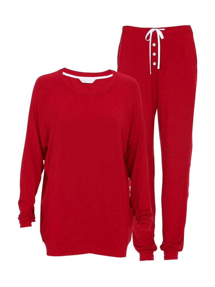 Cyberjammies Red Slouch Jersey Pyjamas Set - Image 4 of 4 Cyberjammies Red Slouch Jersey Pyjamas Set - Image 4 of 4