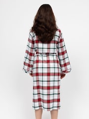 Cyberjammies Red Long Check Dressing Gown - Image 2 of 3