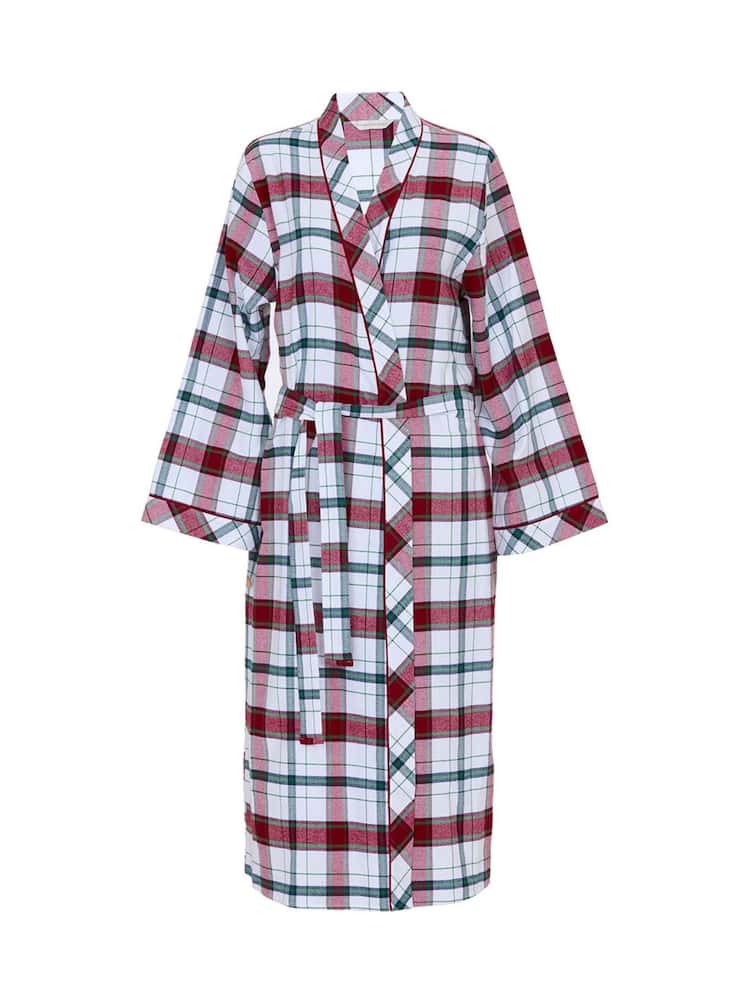Cyberjammies Red Long Check Dressing Gown - Image 3 of 3