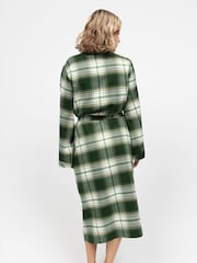 Cyberjammies Green Long Check Dressing Gown - Image 2 of 3