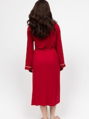 Cyberjammies Red Long Jersey Dressing Gown - Image 2 of 3