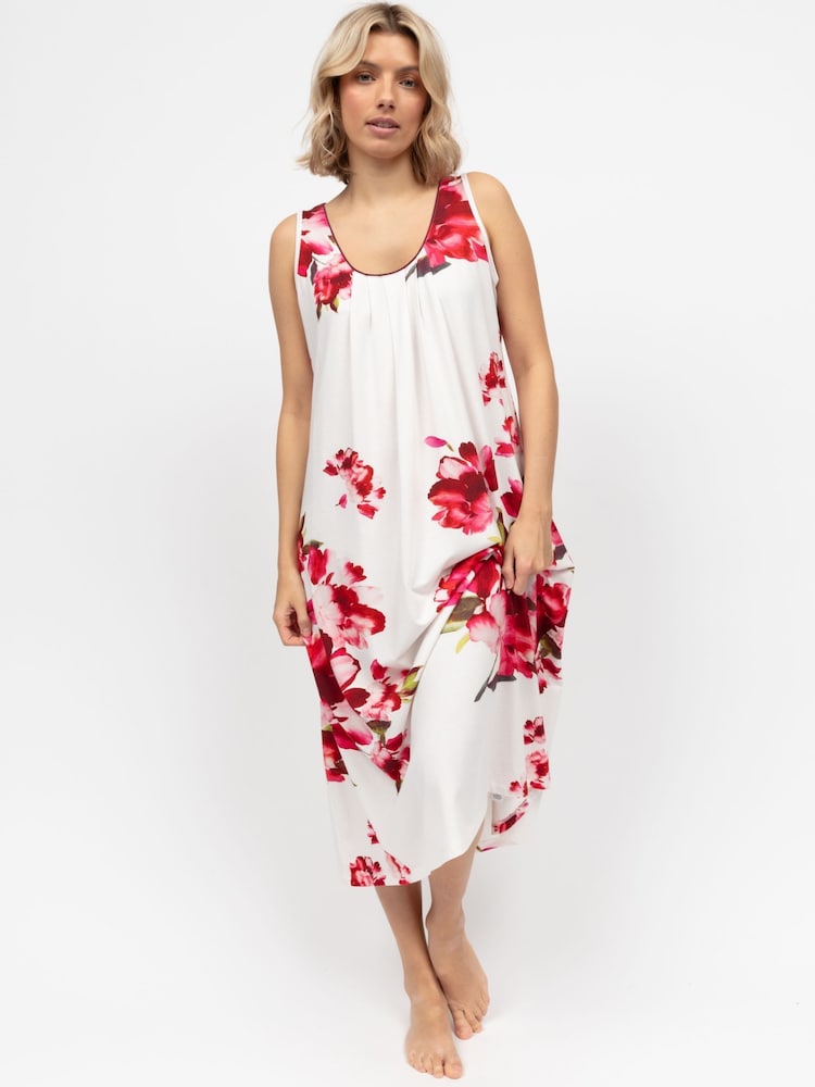 Cyberjammies Red Printed Jersey Nightdress - Image 1 of 4 Cyberjammies Red Printed Jersey Nightdress - Image 1 of 4
