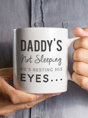 Personalised Resting His Eyes Mug by Oakdene - Image 1 of 2