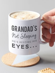 Personalised Resting His Eyes Mug by Oakdene - Image 2 of 2