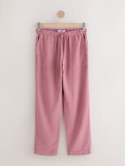 Roz - Tapered Leg TENCEL™ Trousers - Imaginea 1 din 4